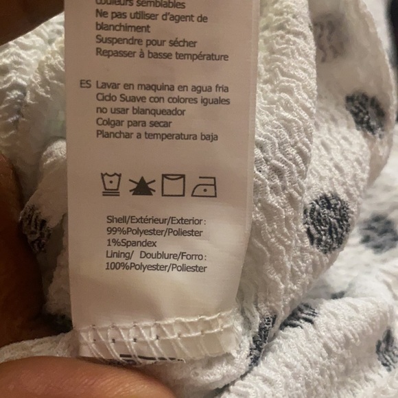 STREETWEAR SOCIETY White and Black Polka Dot Short Romper NWT - Picture 6 of 8